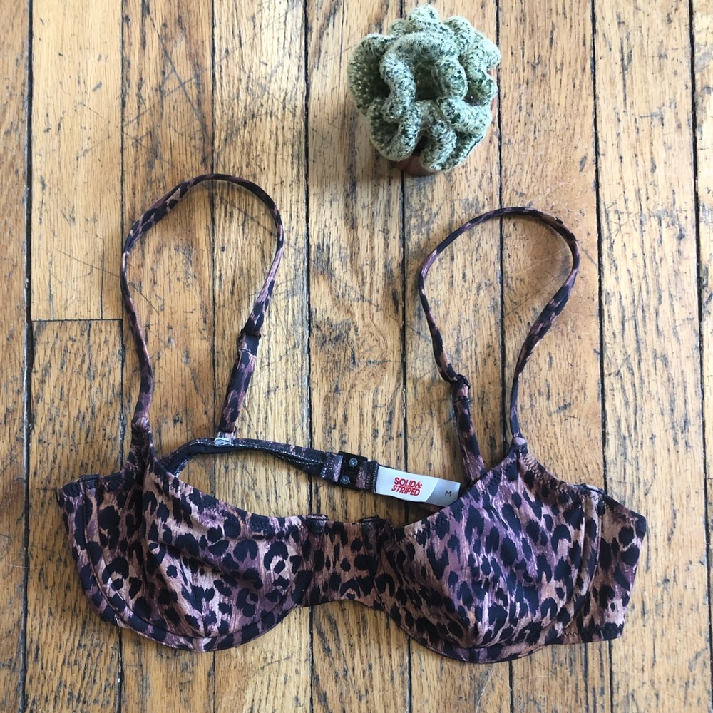 Solid & Striped - Eva Top Leopard Print - Size M